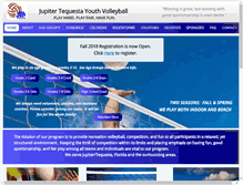 Tablet Screenshot of jtaavolleyball.com